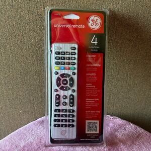 ─୨ৎ─ New GE Universal Remote Control 11695 - 4 Audio (1A-03- TRR7)